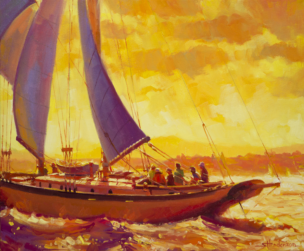 Golden Opportunity by Steve Henderson Oil ~ 20 x 24